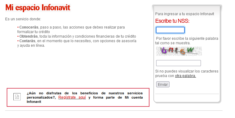 seccion mi espacio infonavit Mexico